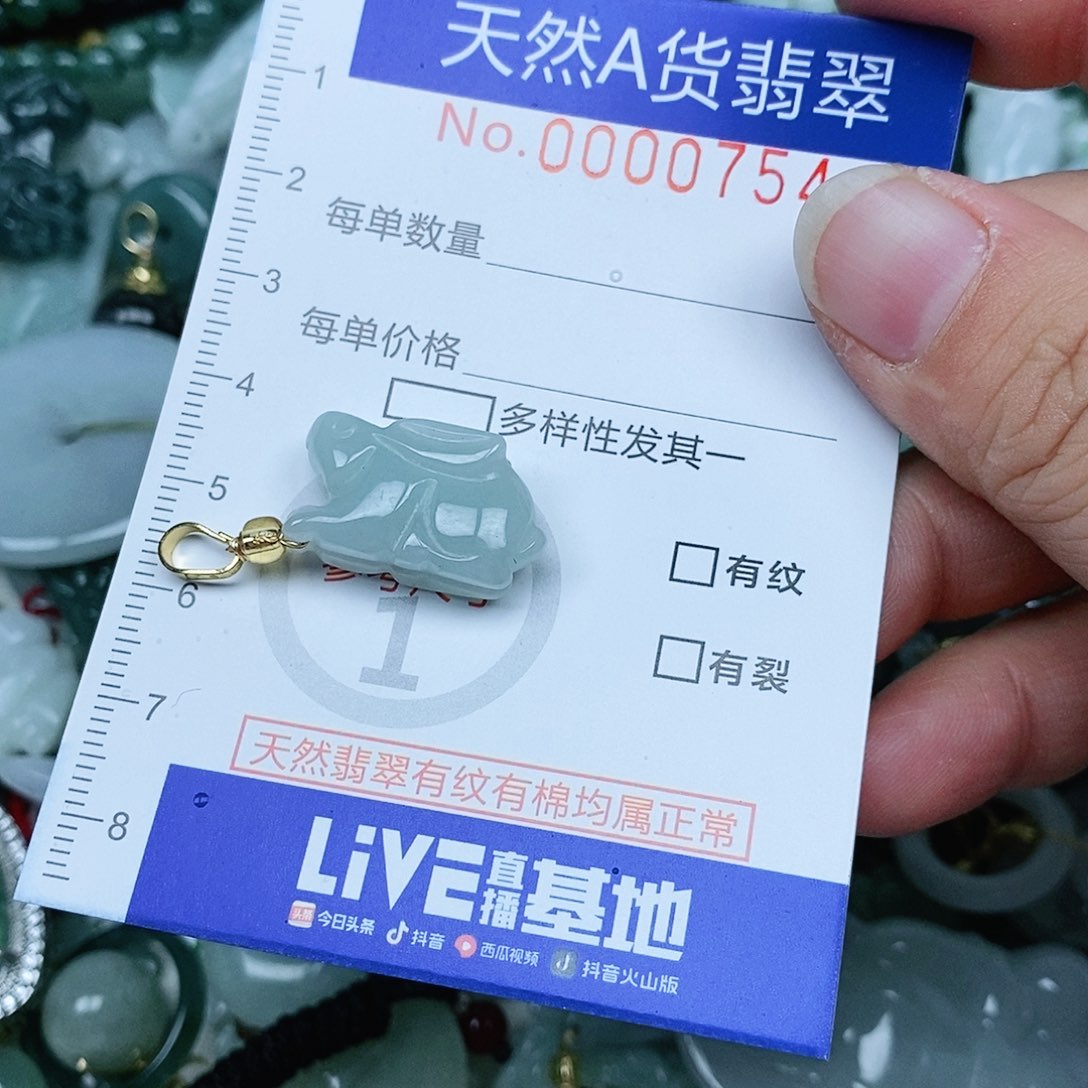 翡翠吊坠(赠链)未镶嵌