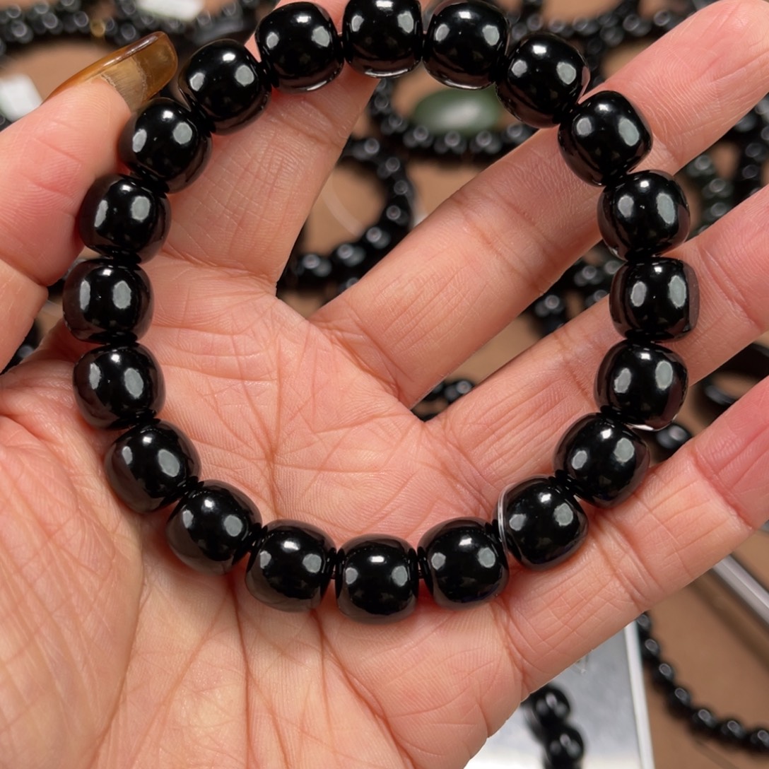 和田玉未镶嵌手串11