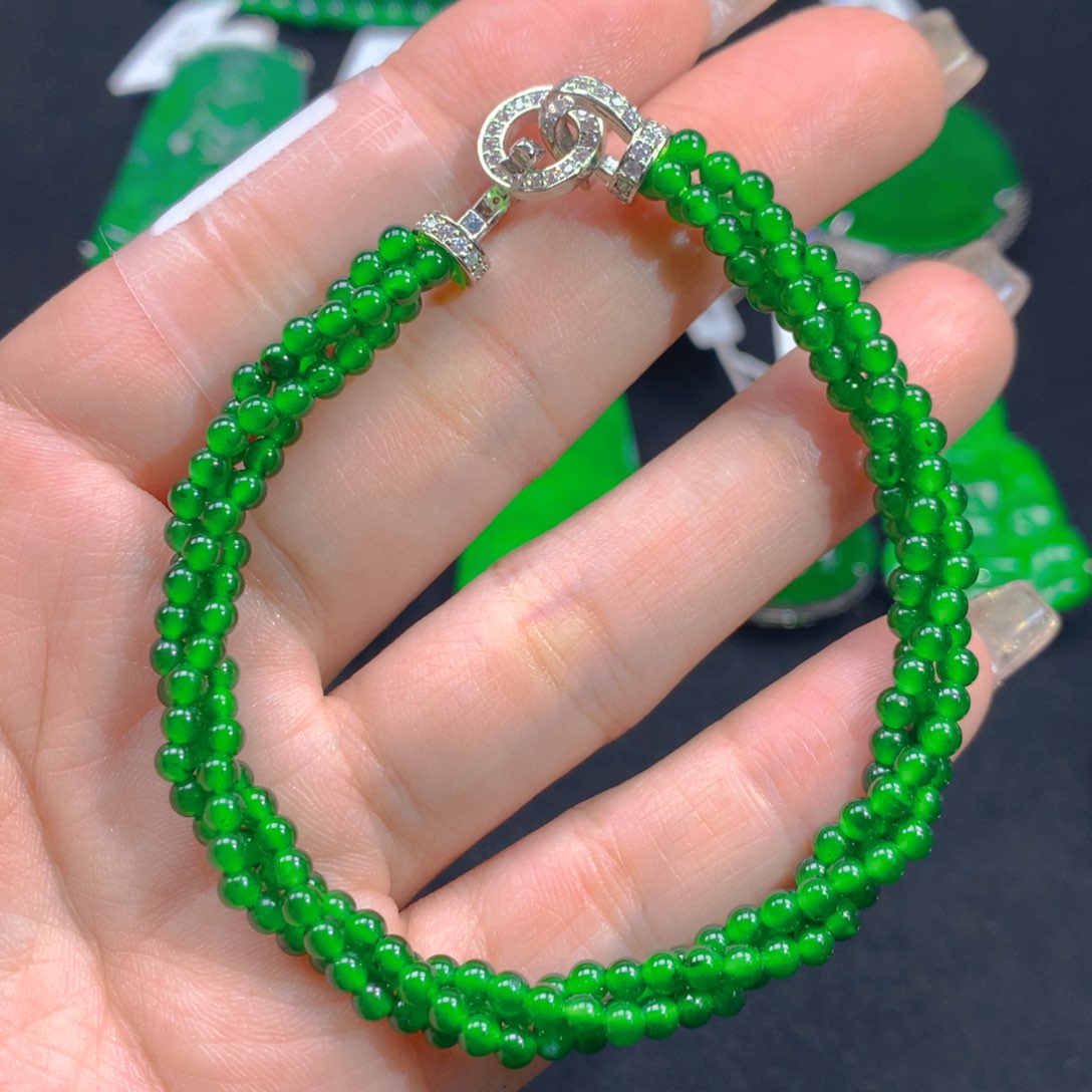 翡翠颈饰银S925镶嵌111111111