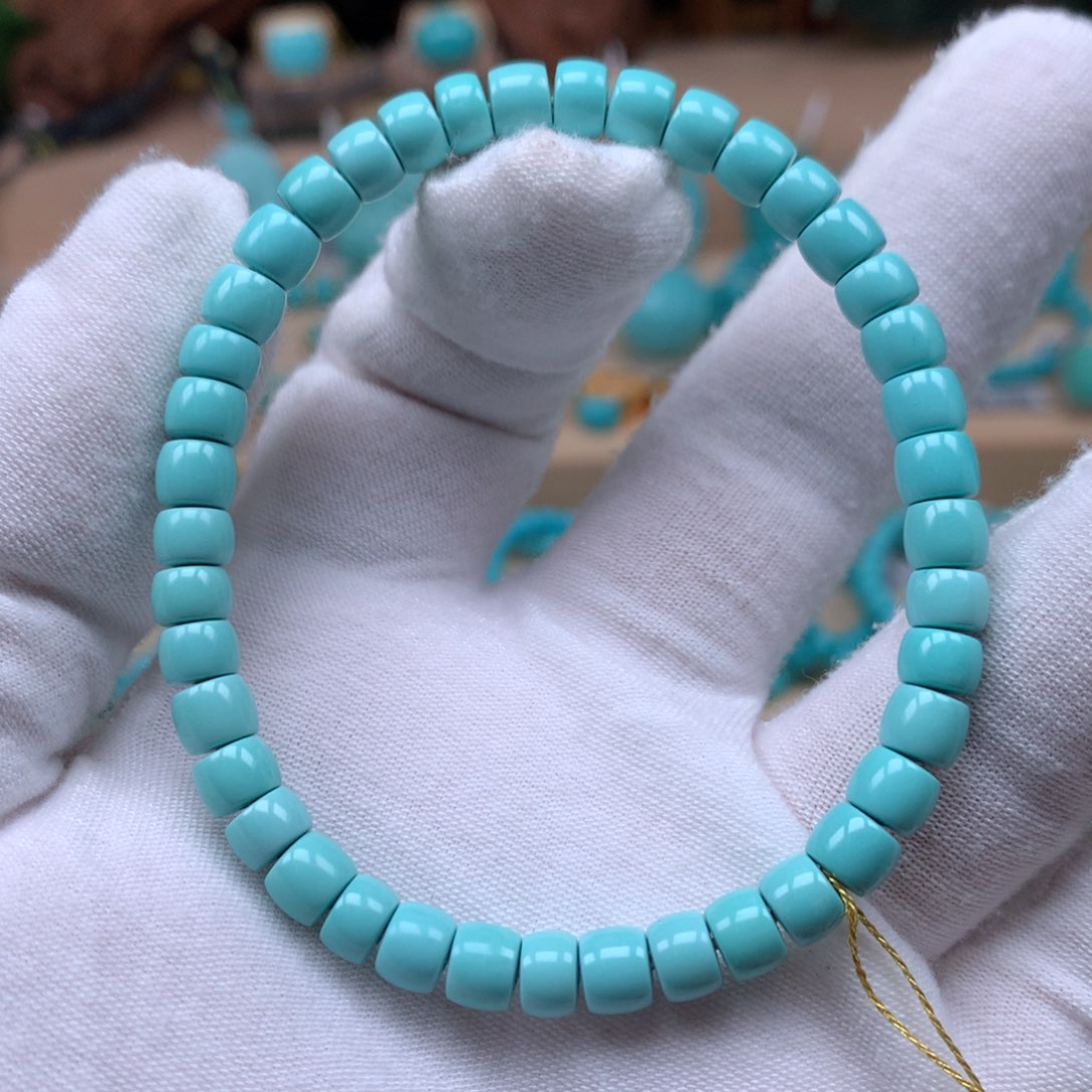 绿松石精品直切6未镶嵌