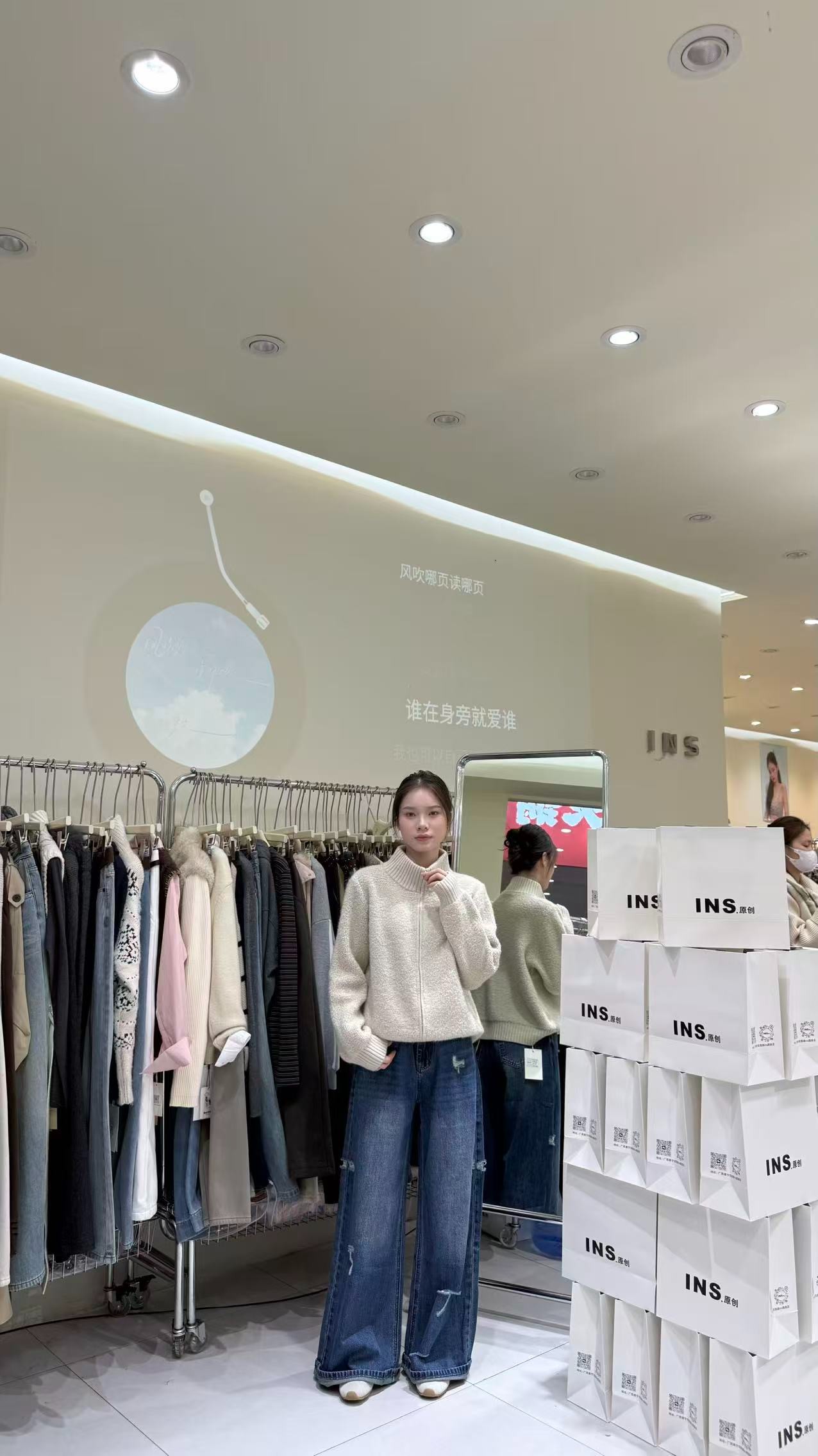 2025冬新款韩系百搭立领拉链毛衣宽松显瘦开衫外套女