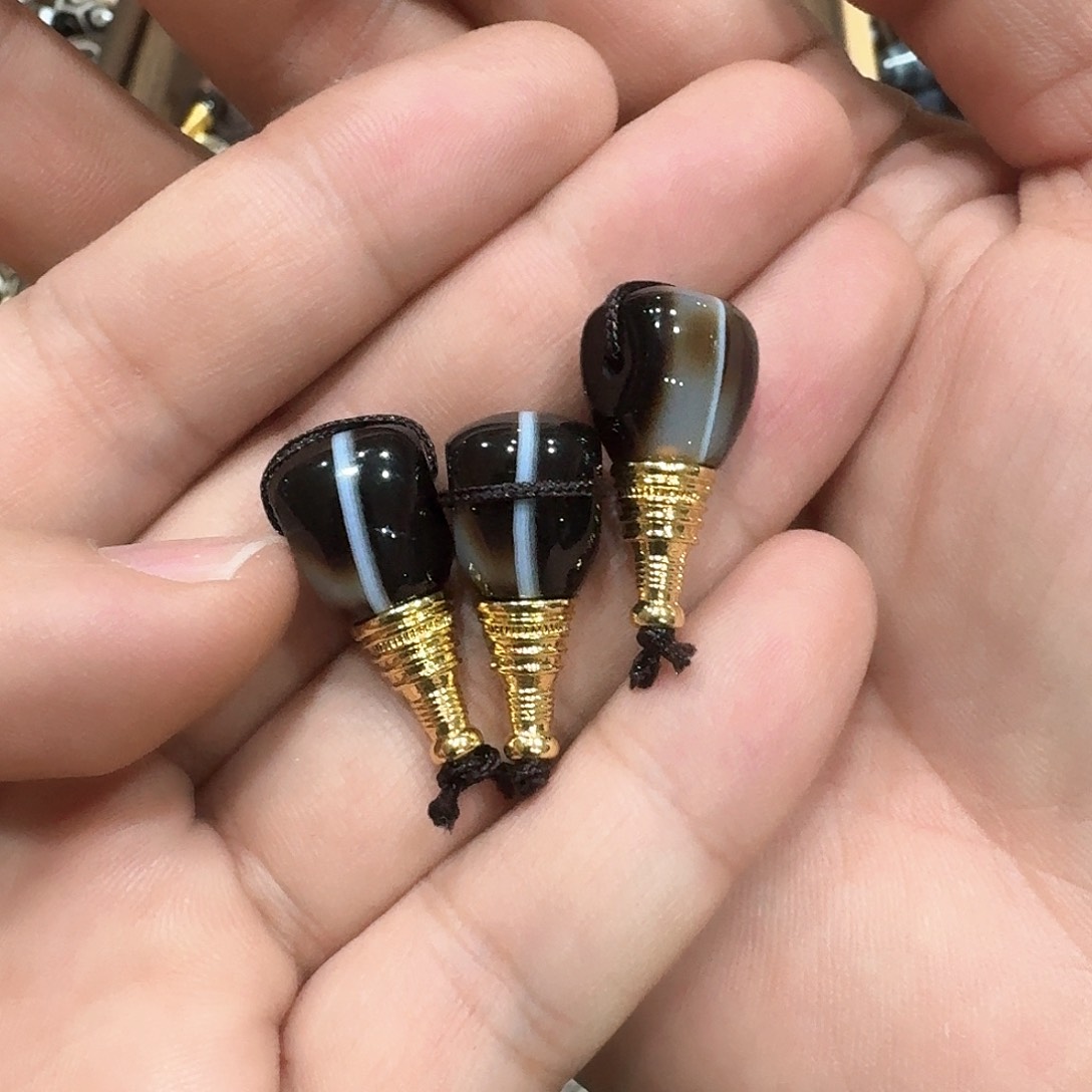 玛瑙/玉髓珠宝半成品未镶嵌多样性发货发其一适用6-8佛珠