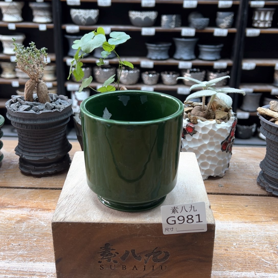 素八九陶瓷内口8.5高9.5