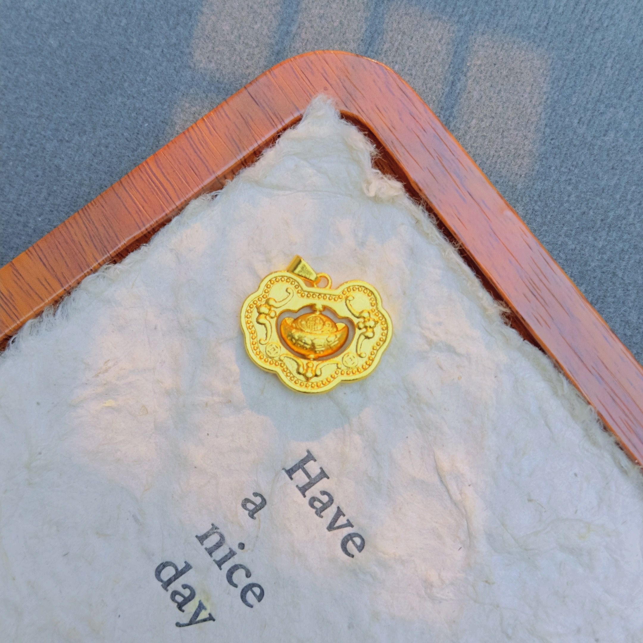 【丁老头甄选】精工时来运转元宝锁60226