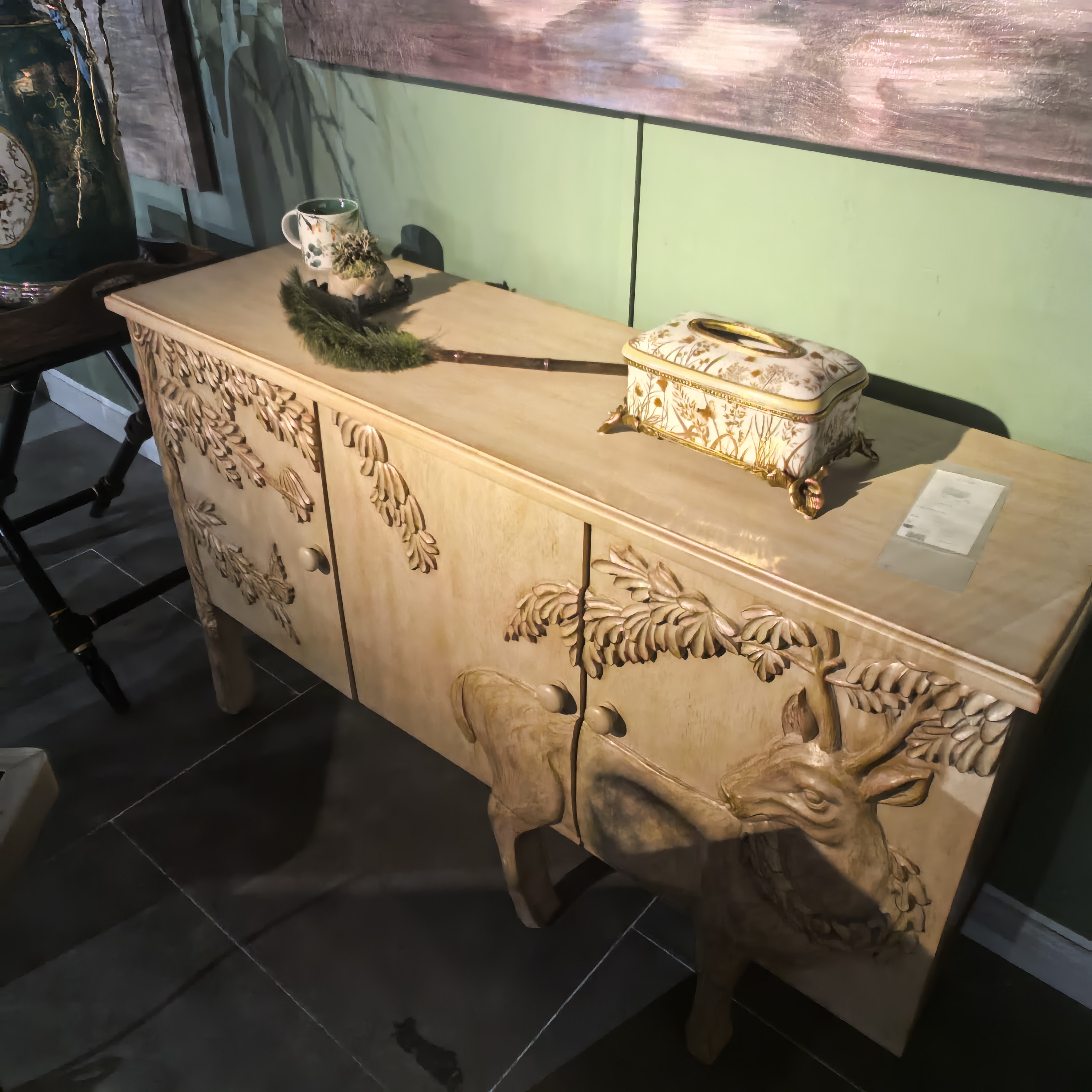 【欧美外单】  小鹿 柜子微瑕 