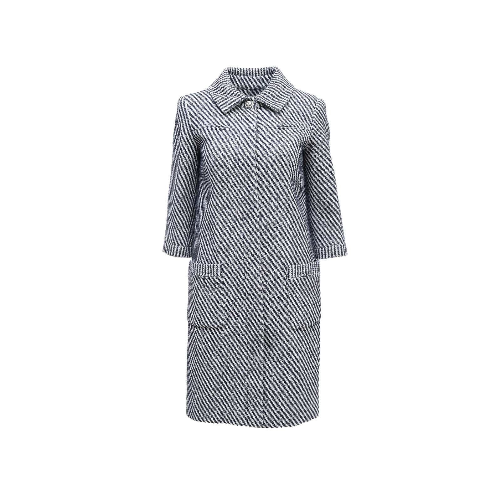 95新 Chanel/香奈儿 【lu】条纹大衣34P109811278