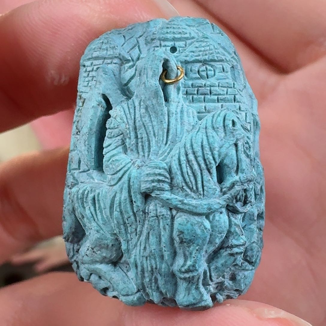 绿松石珠宝奇石未镶嵌