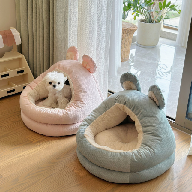 猫窝毛帐篷猫房子幼猫狗窝狗沙发小狗包裹感安屋冬季保暖宠物床