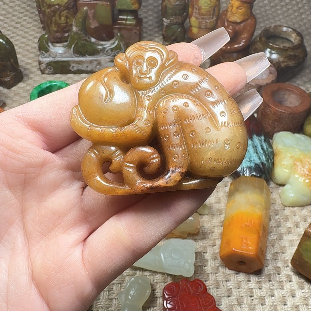 白玉菩提吊坠挂件