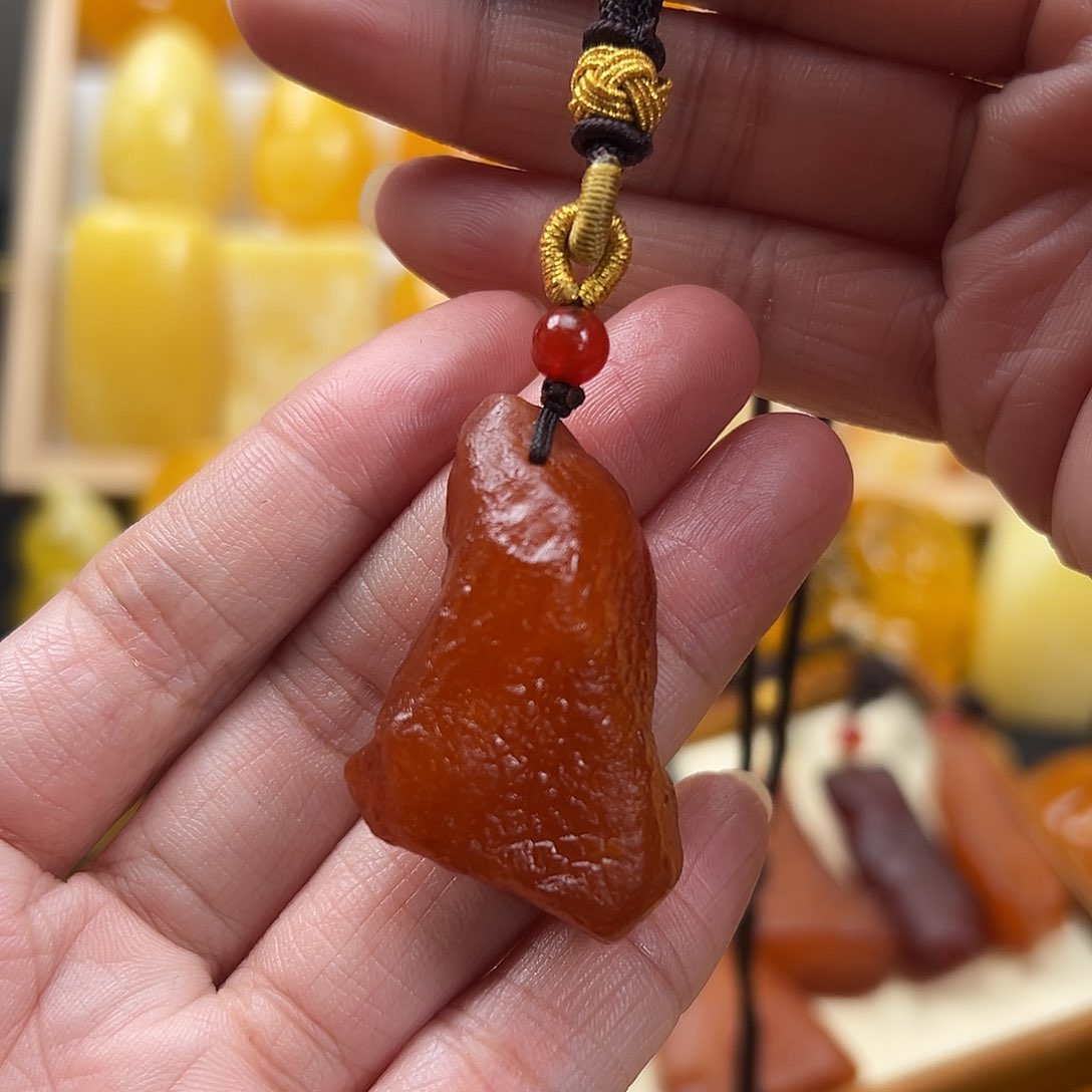 蜜蜡颈饰未镶嵌蜜蜡