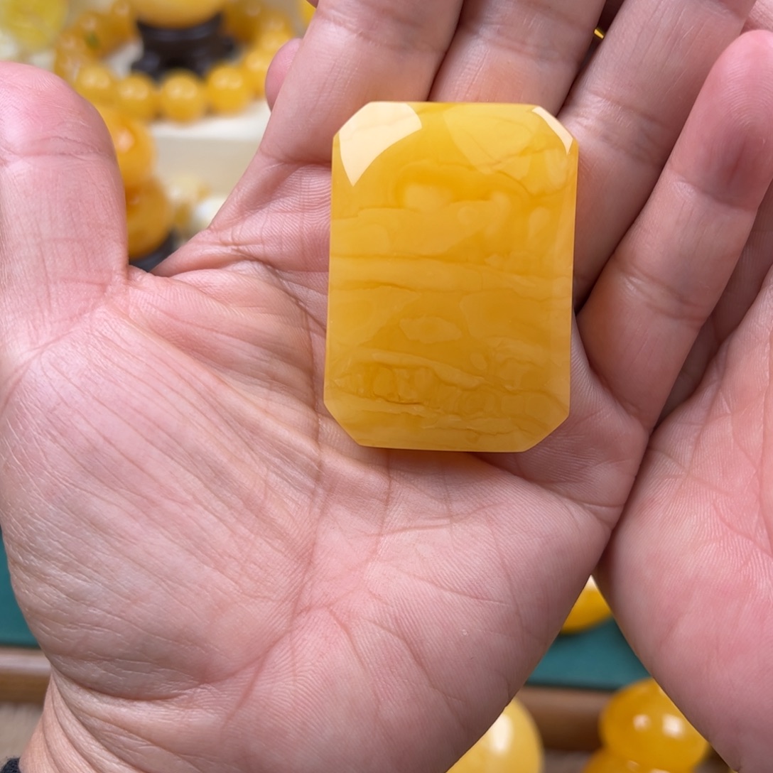 蜜蜡未镶嵌颈饰纯天然琥珀蜜蜡无优化