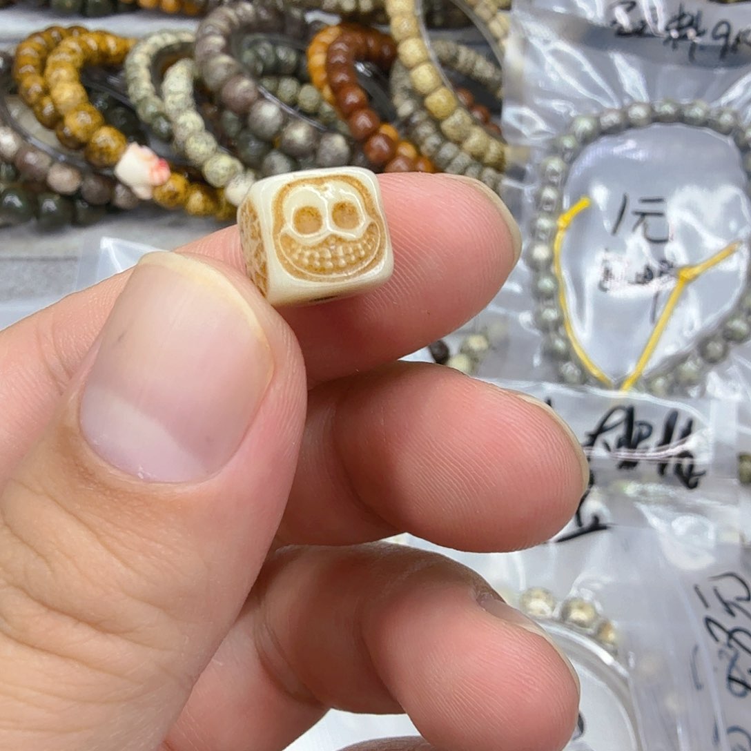 手串/手链驼骨2驼骨六方配饰一颗