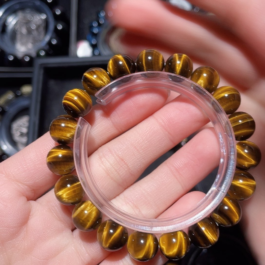 木变石（虎睛石）手链合金几*