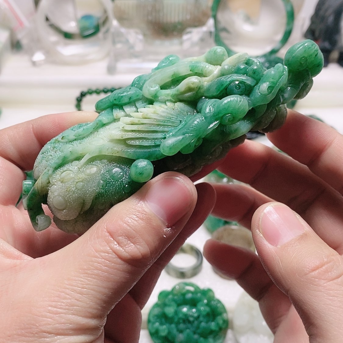【闪购商品】未镶嵌独山玉手把