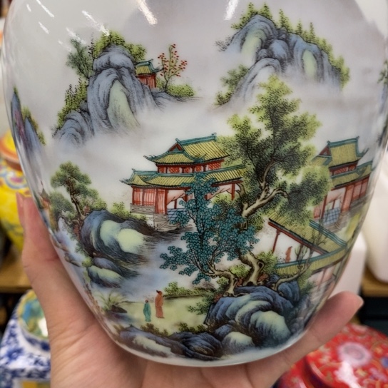 瓷片陶瓷茶叶罐密封罐