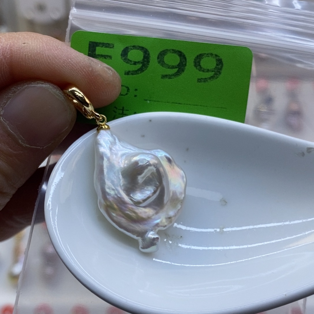 未镶嵌淡水珍珠美丽哦哦哦