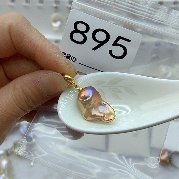 淡水珍珠颈饰银S925镶嵌