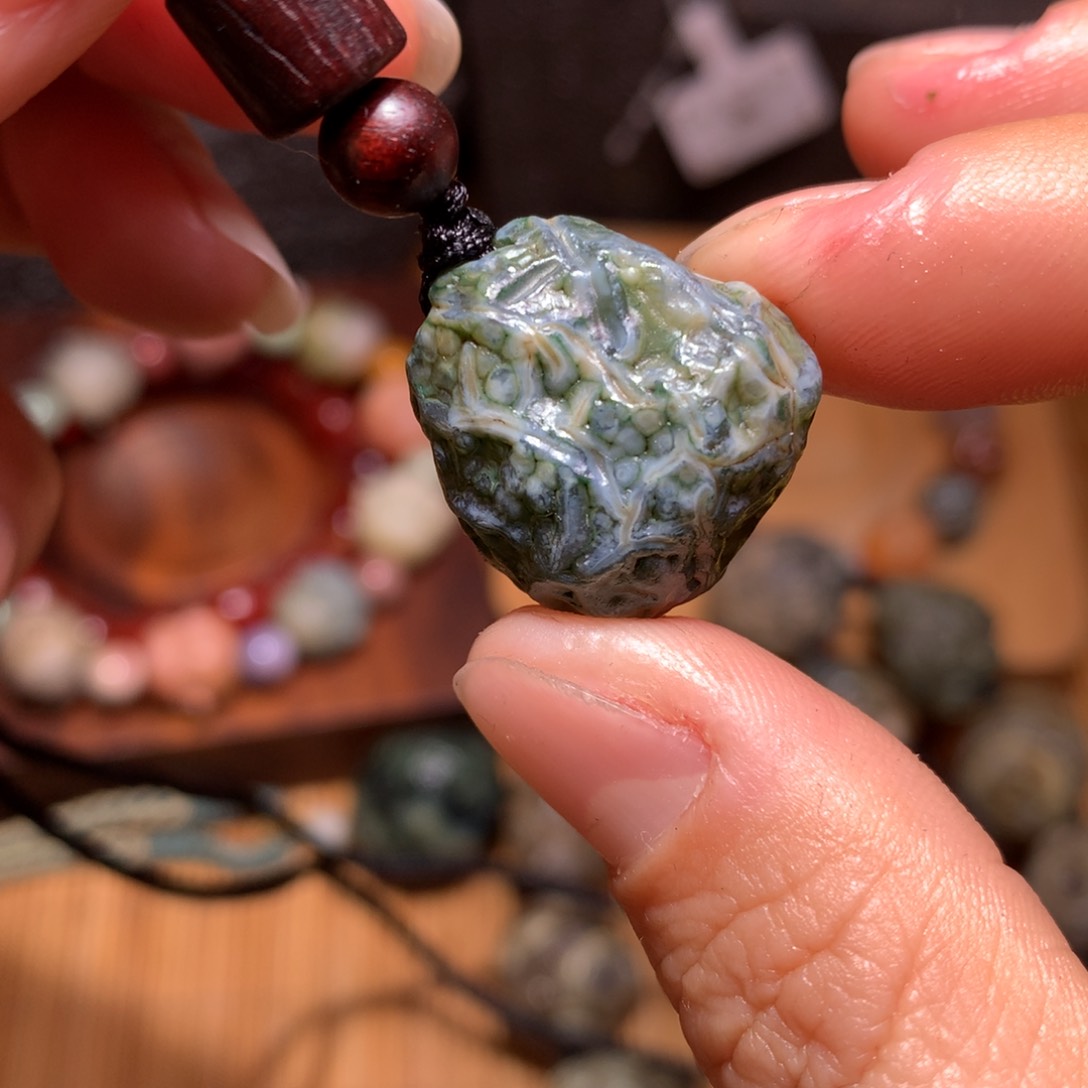 未镶嵌玛瑙/玉髓珠宝半成品