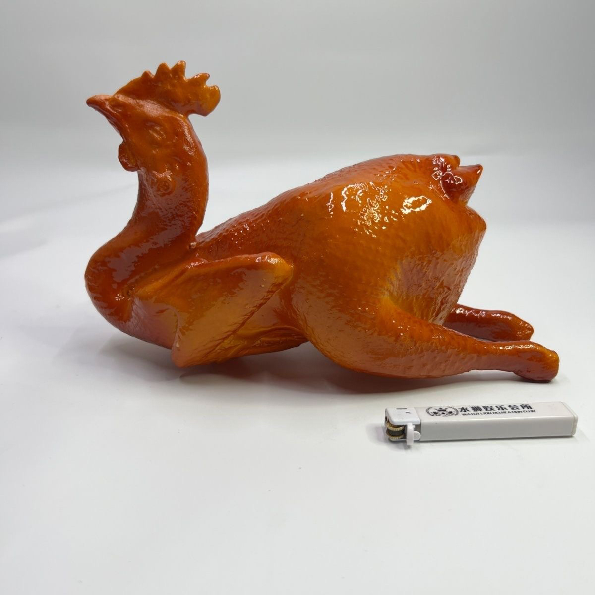 仿真烧鸡扒鸡乳鸽模型食品假菜拍摄道具摆件