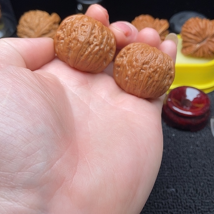 核桃文玩核桃把件铁锤有修37