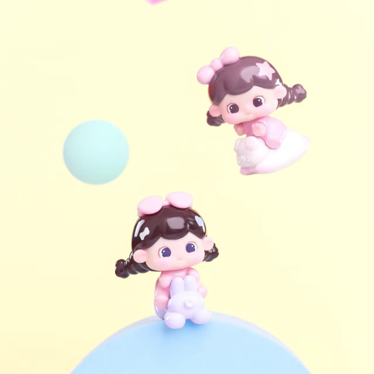 【代拆】糖糖甜心摇摇乐系列潮玩萌粒摆件盲盒盲袋公仔