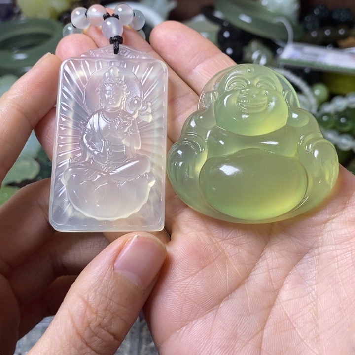 岫玉岫玉颈饰未镶嵌呼****业