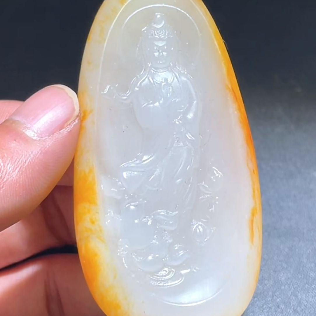 和田玉玉石挂件 d1204拍一发一