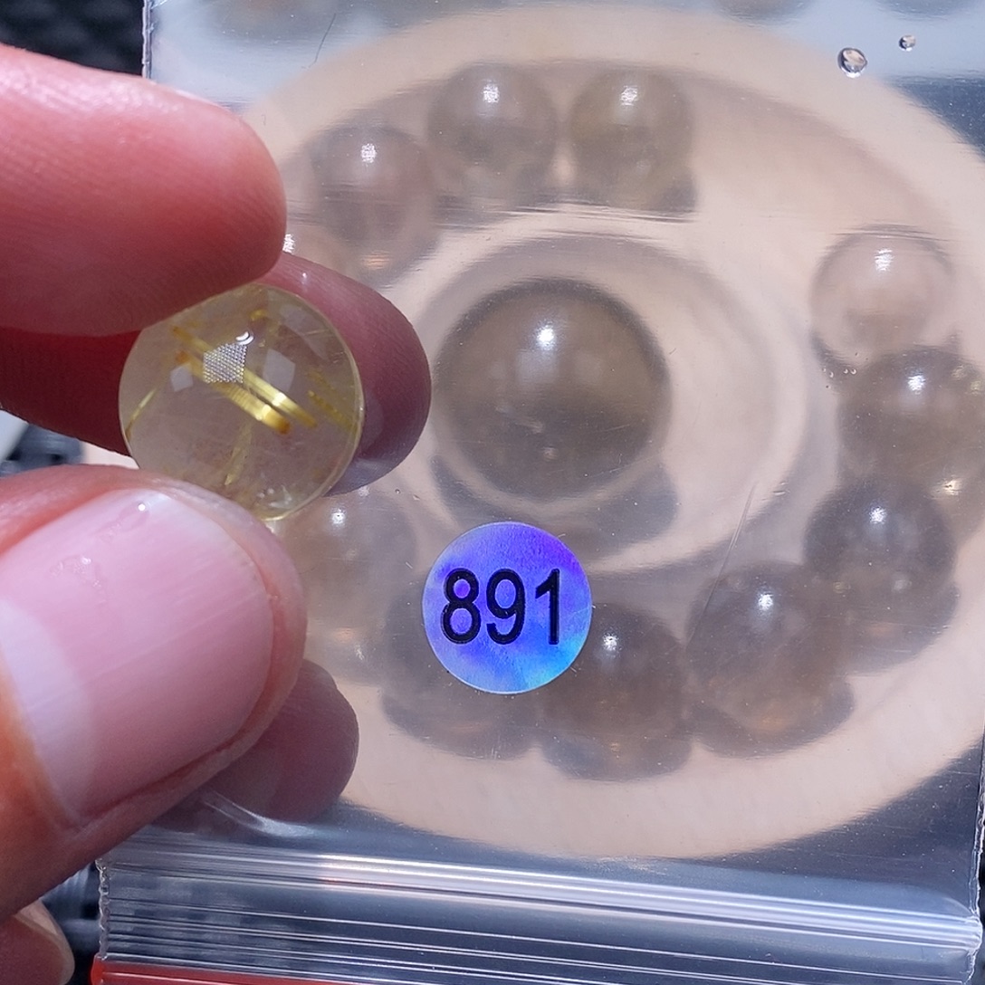 家***金未镶嵌手链发晶天然水晶