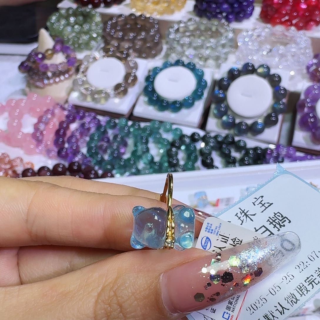 水晶手链未镶嵌大*鹅戒指