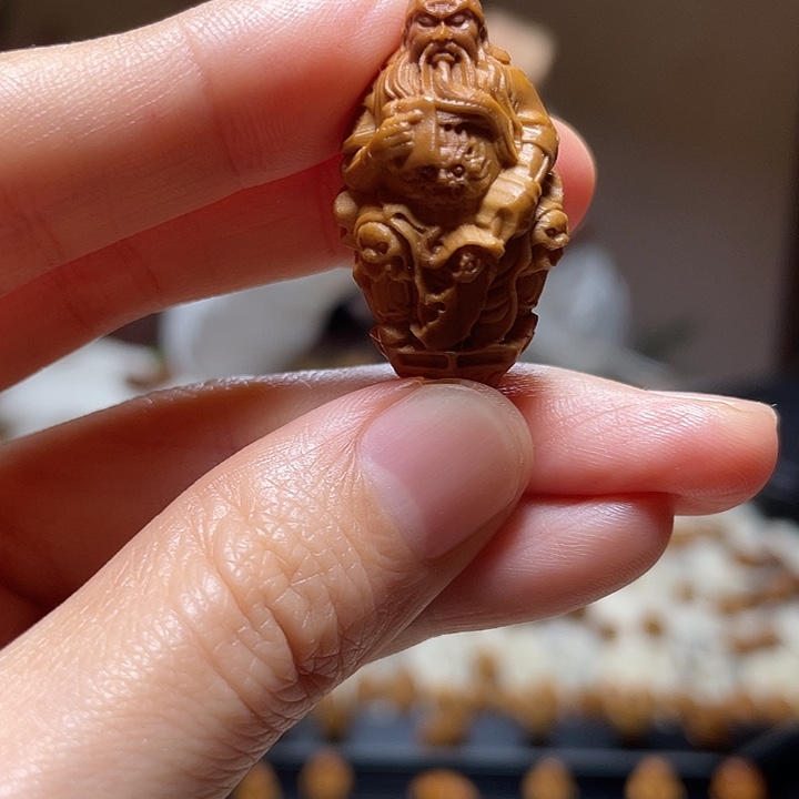 橄榄核吊坠橄榄 关公