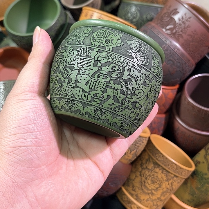 茶杯紫砂全手工紫砂主人杯