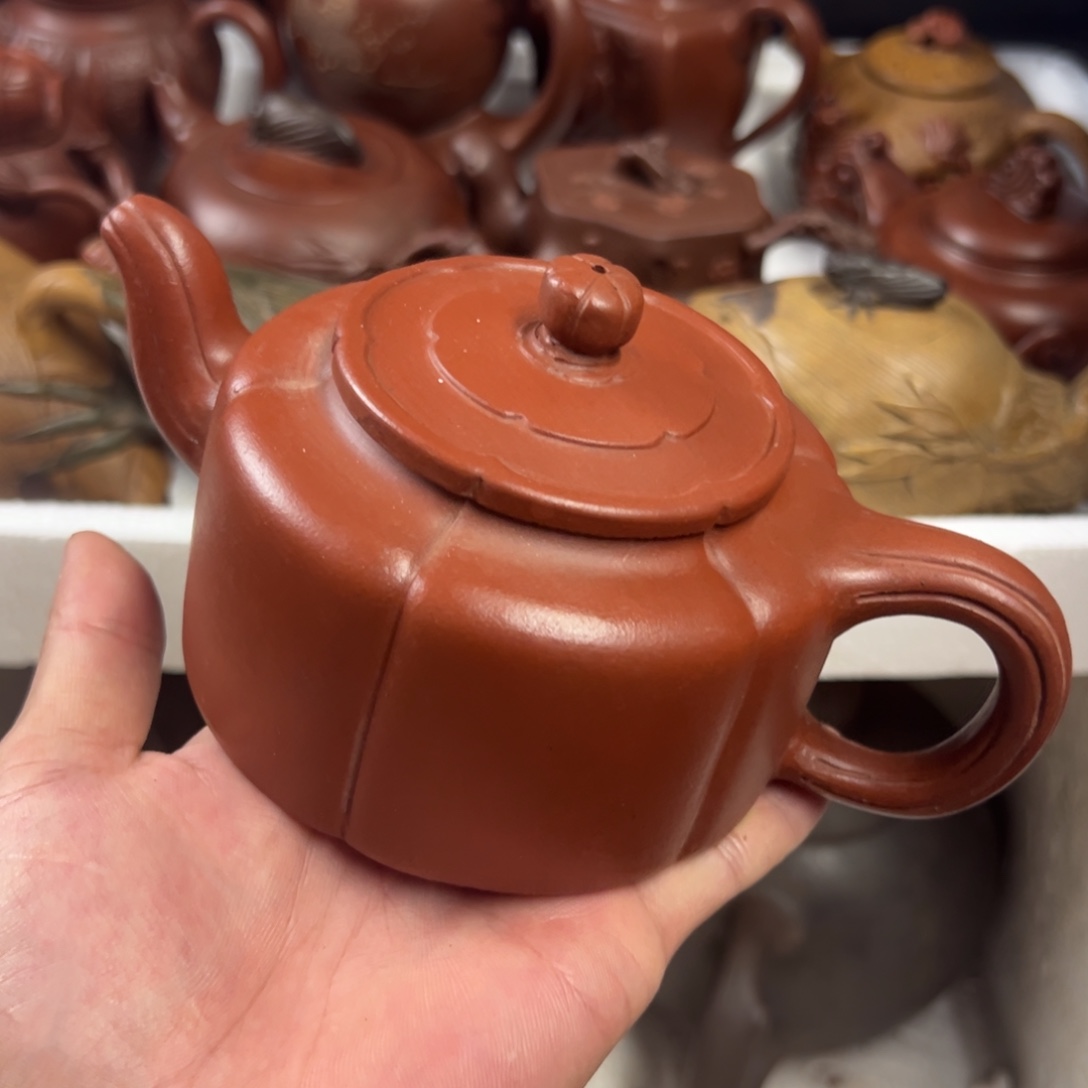 茶壶紫砂宜兴原矿紫砂壶400毫升容量