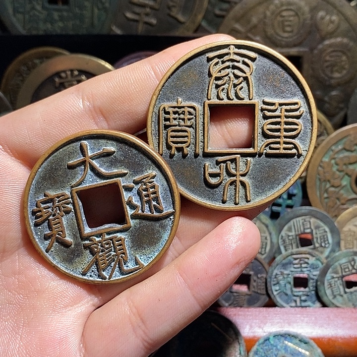 铜现代花钱工艺品工艺品