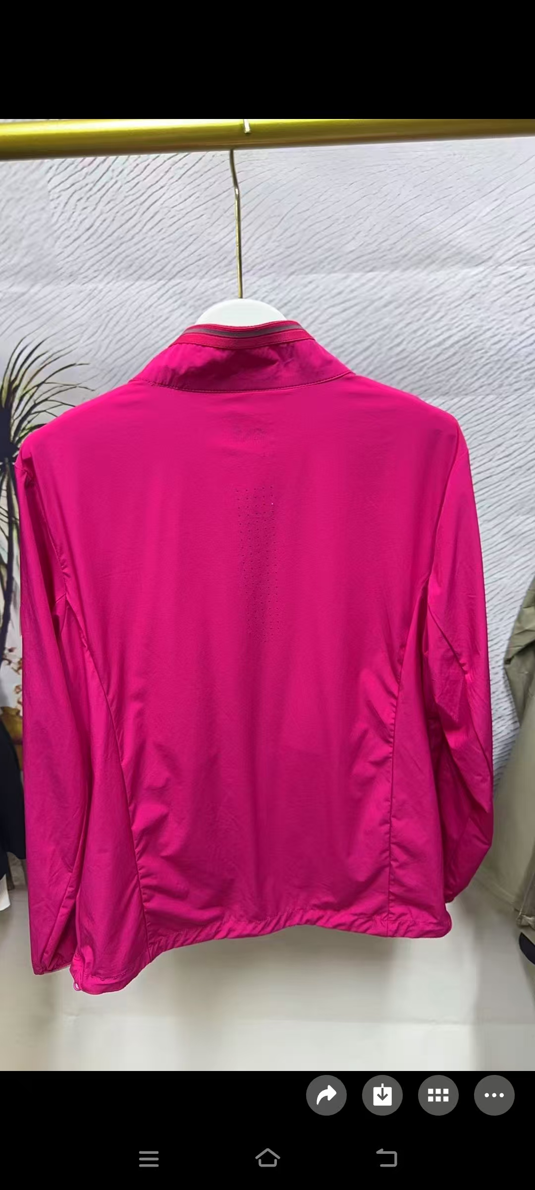 短款UPF50+夏季宽松型防晒服拉链UPF30+透气常规款女