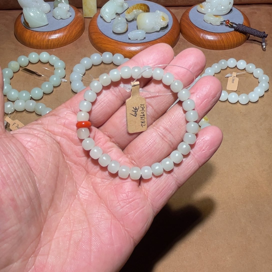 和田玉手串未镶嵌7mm
