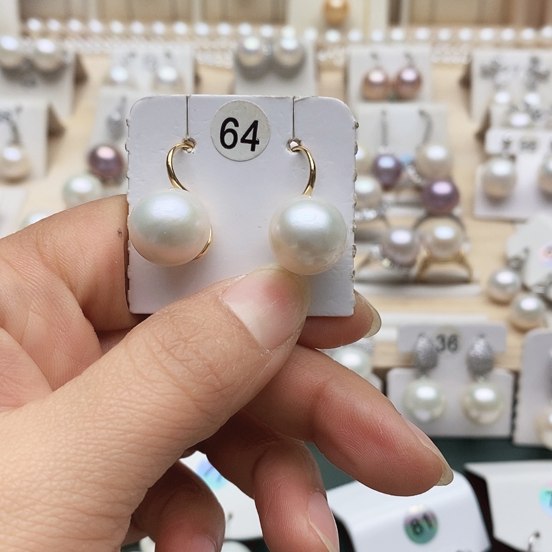 艳***啊颈饰淡水珍珠银S925镶嵌