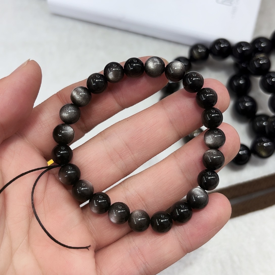 水晶手链未镶嵌银卡8