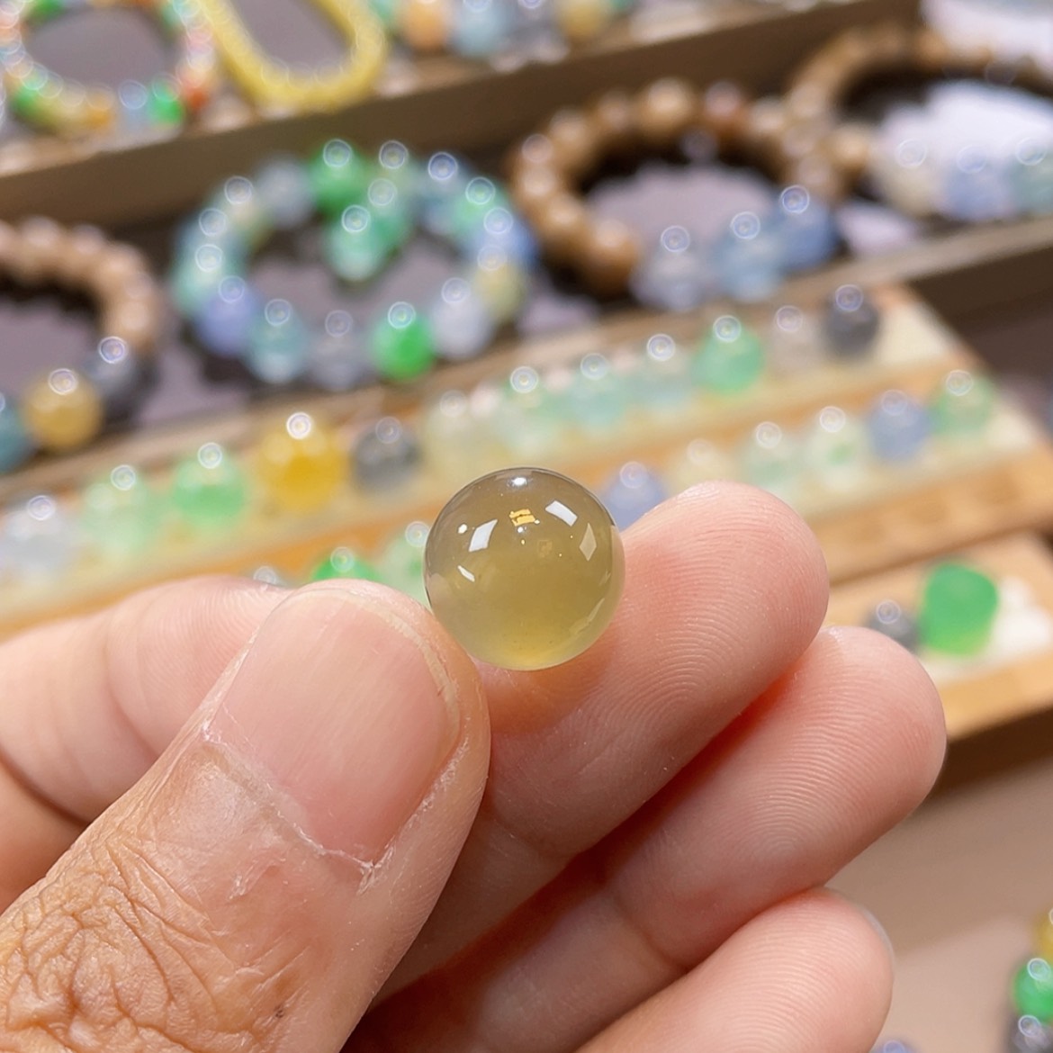 【闪购商品】未镶嵌手链翡翠卡12.3秋香色
