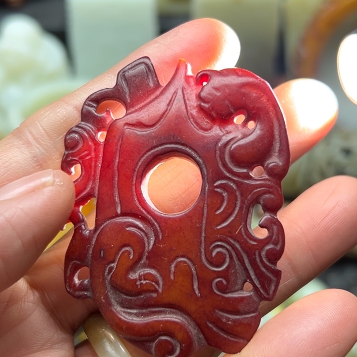 未镶嵌和田玉（糖玉）挂件