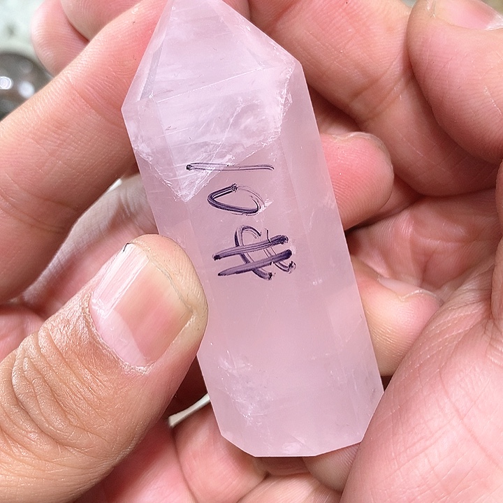 芙蓉石天然水晶柱子10未镶嵌G*Y