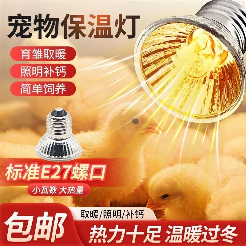 农户散养鸡鸭鹅狮头鹅保温灯一斤好用方便快捷