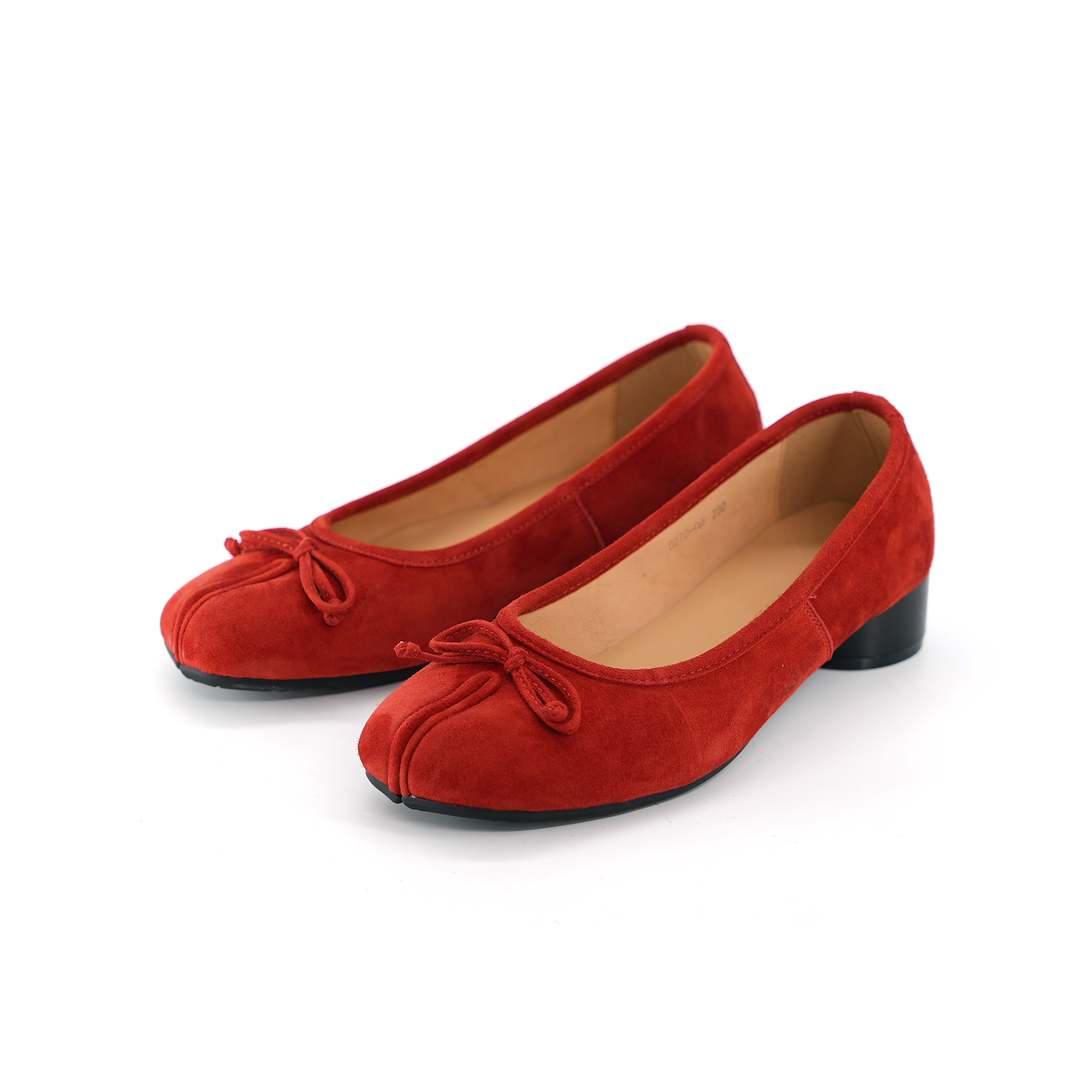 【小刚懂鞋】2025春夏新款中跟分趾真皮鞋手工牛皮休闲鞋 0270-99