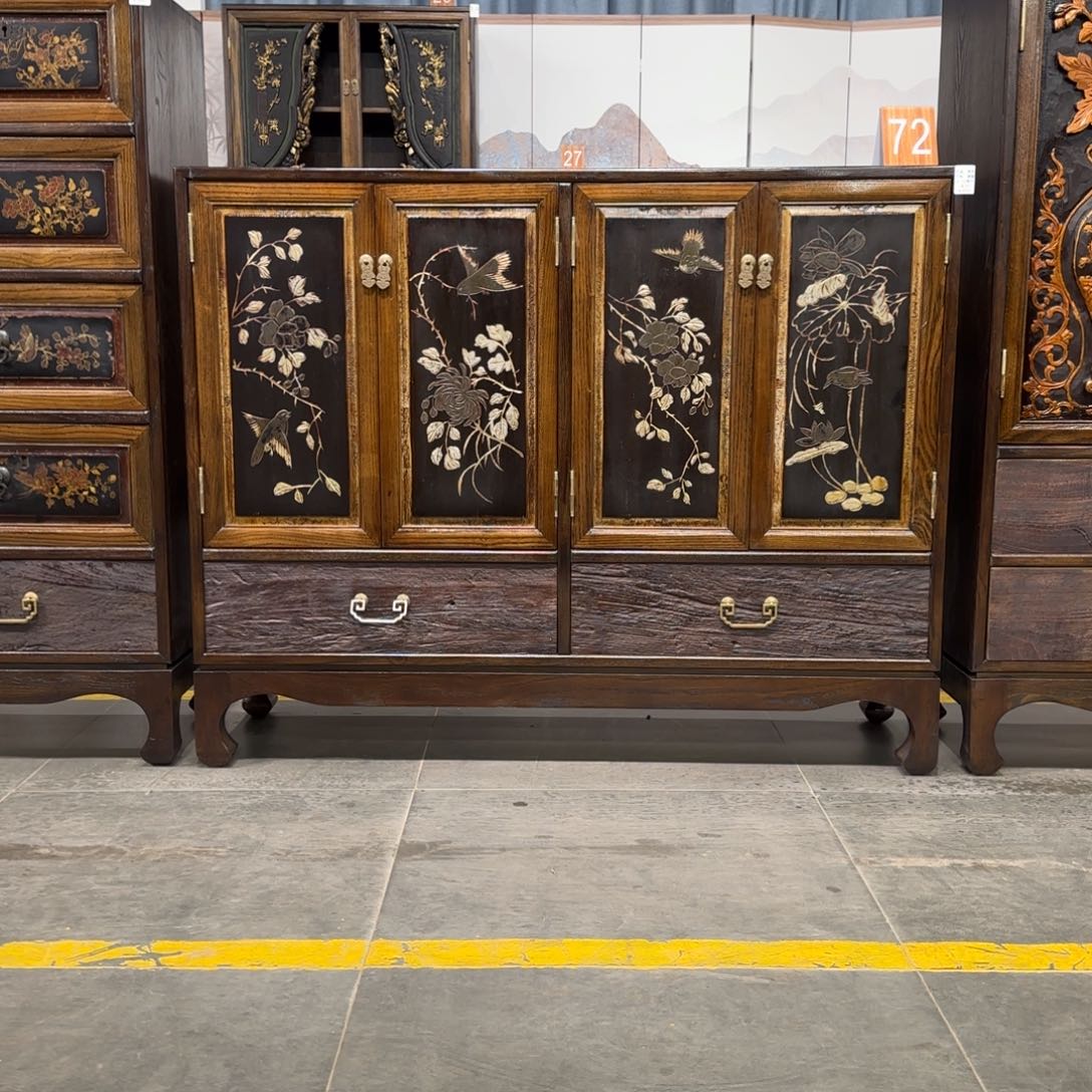 还***集圆角款大理石榉木精品复古风系列套装