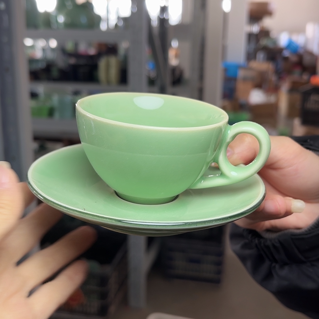 龙泉云间青瓷小米茶器