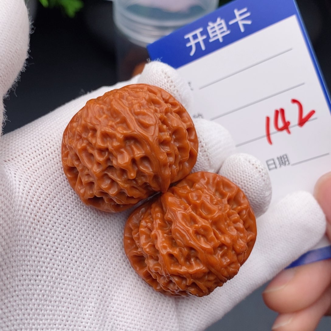 文玩核桃把件37龙眼142