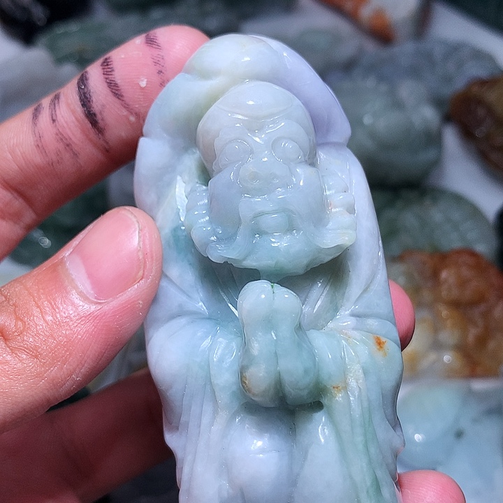 翡翠未镶嵌颈饰保真天然a货翡翠