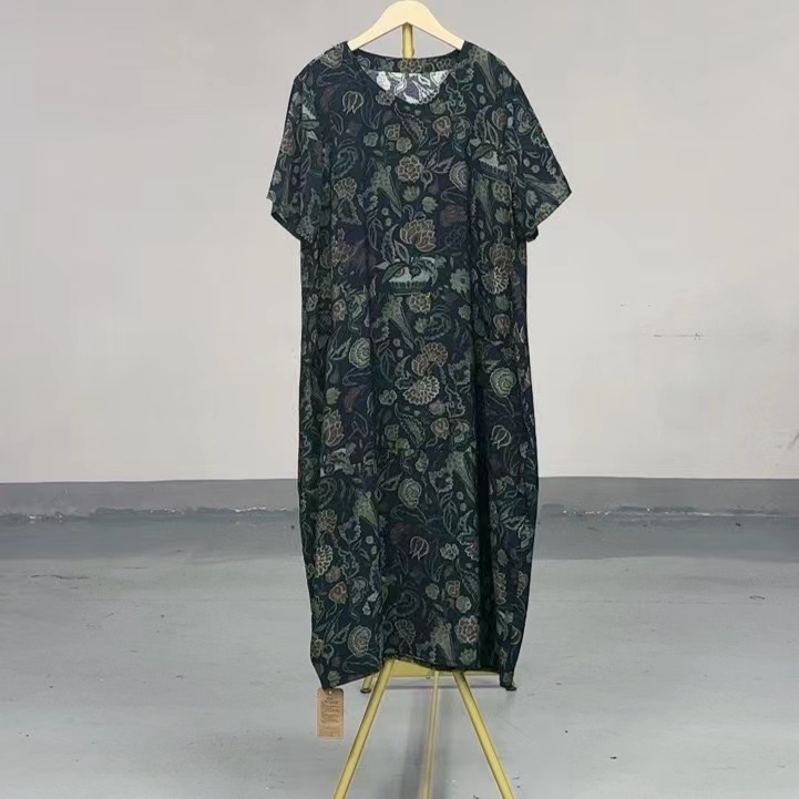 2447 复古法式裙女浪漫显瘦高级感连衣裙