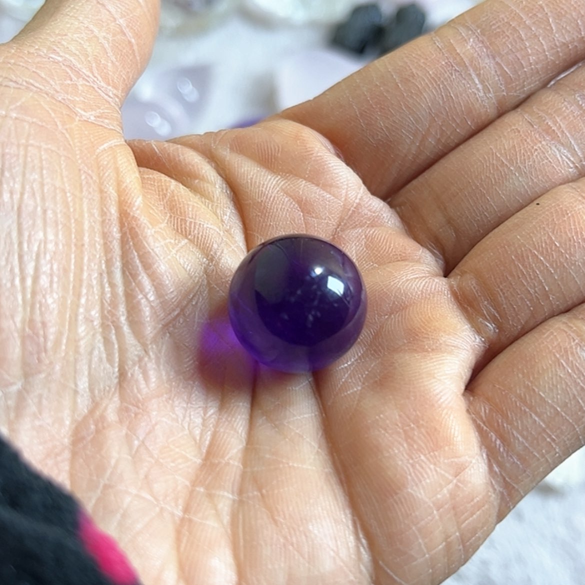 【闪购商品】紫晶摆件球未镶嵌