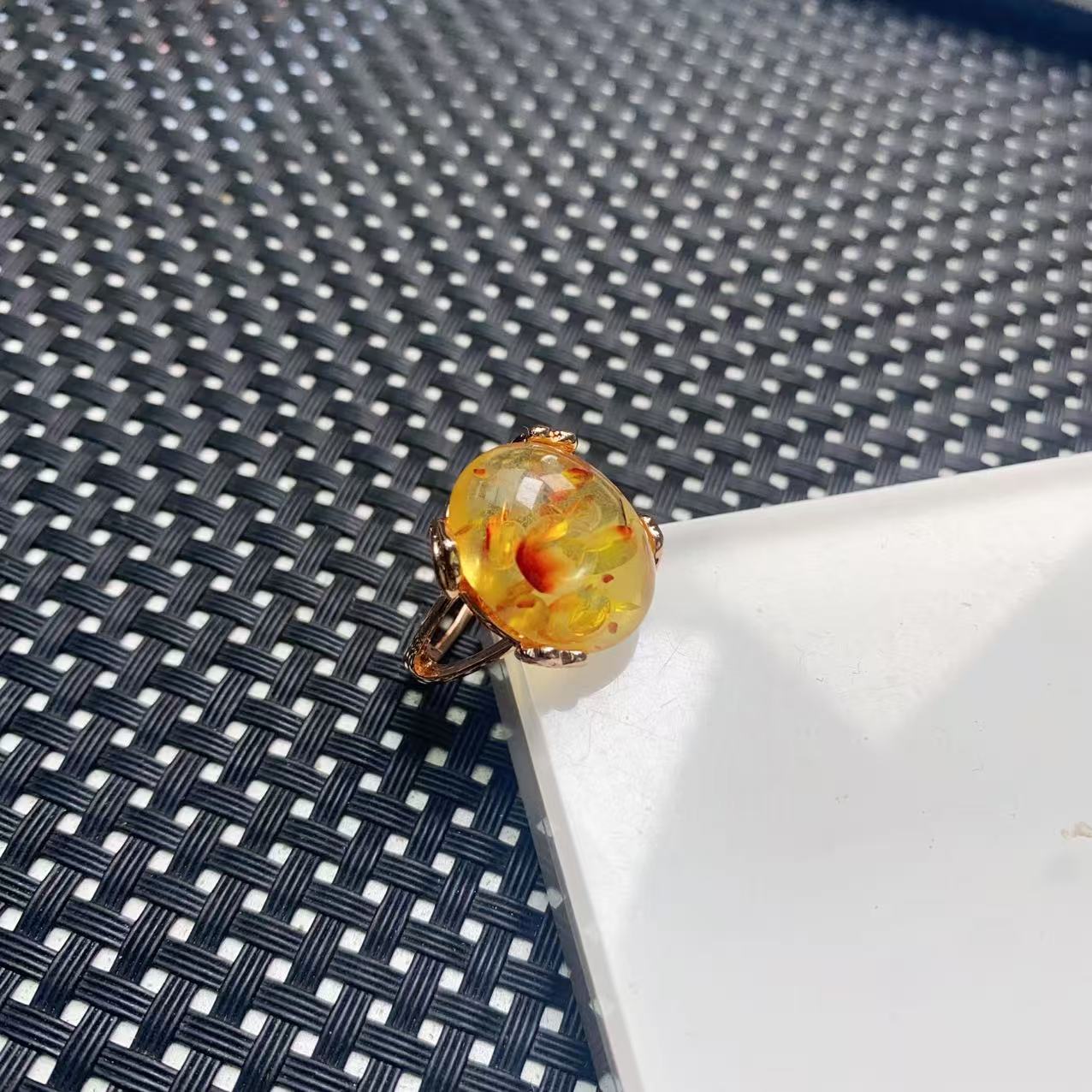 [石矿]A744花魄蛋面戒指