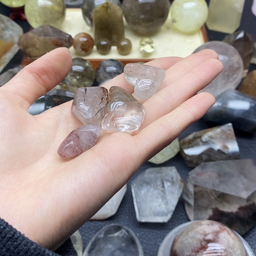 未镶嵌水晶珠宝半成品281水晶石